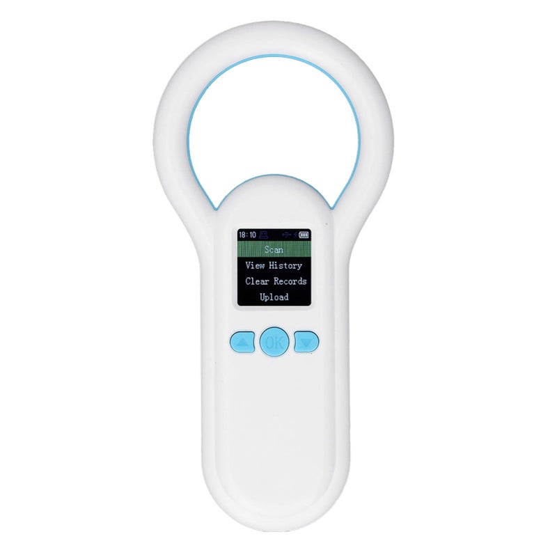 Pet Microchip Scanner Animal Tag Reader 1 44in TFT Display Portable Handheld Pet Chip ID Scanner 500 Data Storage Upload to PC - Image 1
