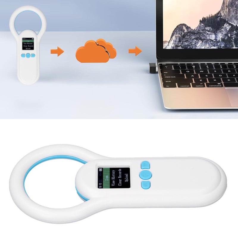 Pet Microchip Scanner Animal Tag Reader 1 44in TFT Display Portable Handheld Pet Chip ID Scanner 500 Data Storage Upload to PC - Image 5