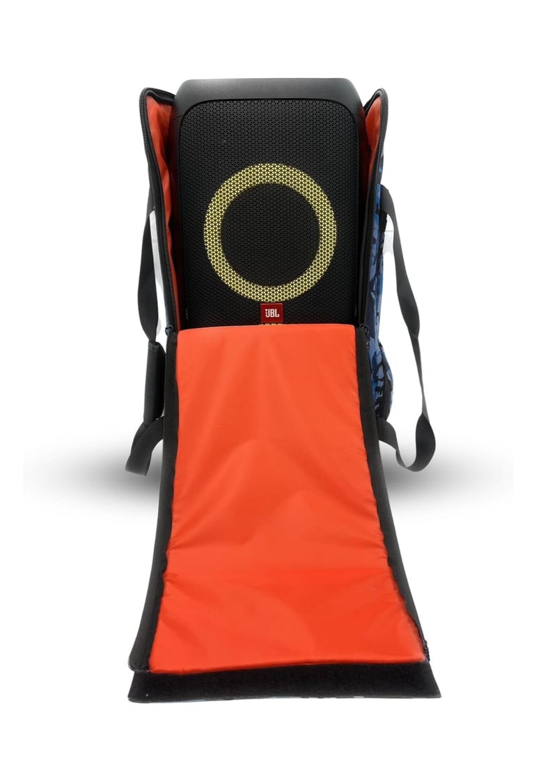 أنجري بول حقيبة تخزين آمنة لمكبر الصوت مع حقيبة سفر ذات حزام عملي متوافقة مع JBL PARTY BOX 310 (ARMY-H) - Image 3