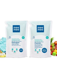 mee mee Mee Mee Mild Baby Liquid Laundry Detergent (500Ml Refill Pack) And Mee Mee Anti Bacterial Baby Liquid Cleanser Combo (500 Ml Refill Pack)  - Image 2