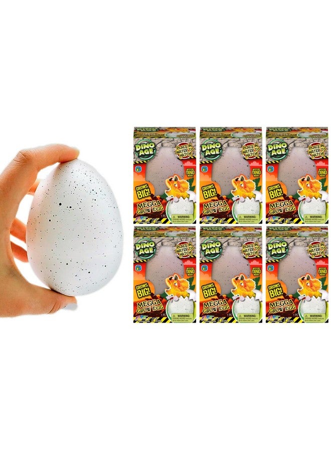 JA-RU Giant Dinosaur Eggs Water Growing Toys (6 Eggs) Animals That Grow in Water for Kids. Dinosaur Goodie Bags, Science Party Favors, Classroom Treasure Box Prizes. 1747-6p - Image 1