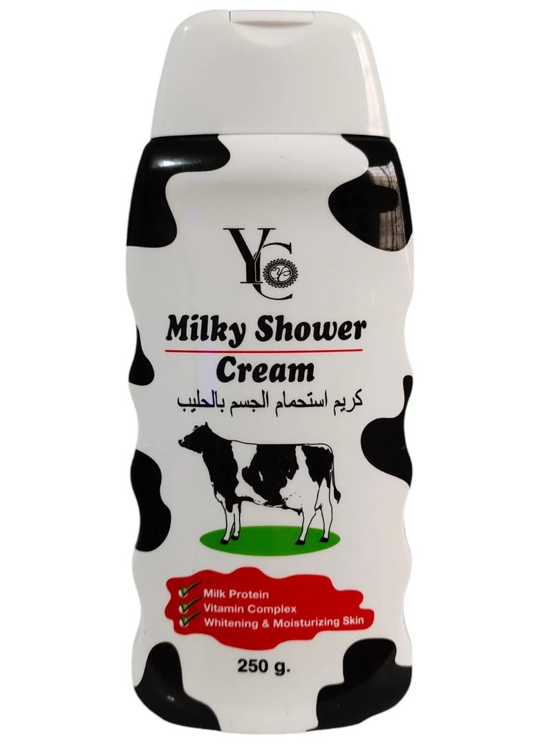 واي سي كريم الاستحمام بالحليب 250 جم