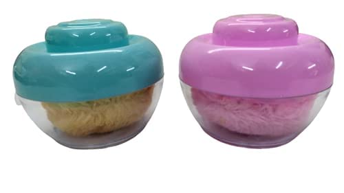 advancedestore Beauty Tool Powder Puff with Unbreakable and Soft Puff for Babies colour may vary pack of 2 - Image 1