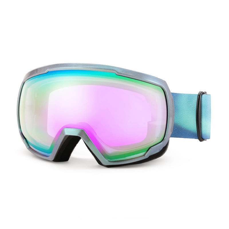 FEISEDY Goggles OTG - Over Glasses Motorcycle/Ski/Snowmobile Goggles for Men Women & Youth - 100% UV Protection B2960 - Image 3