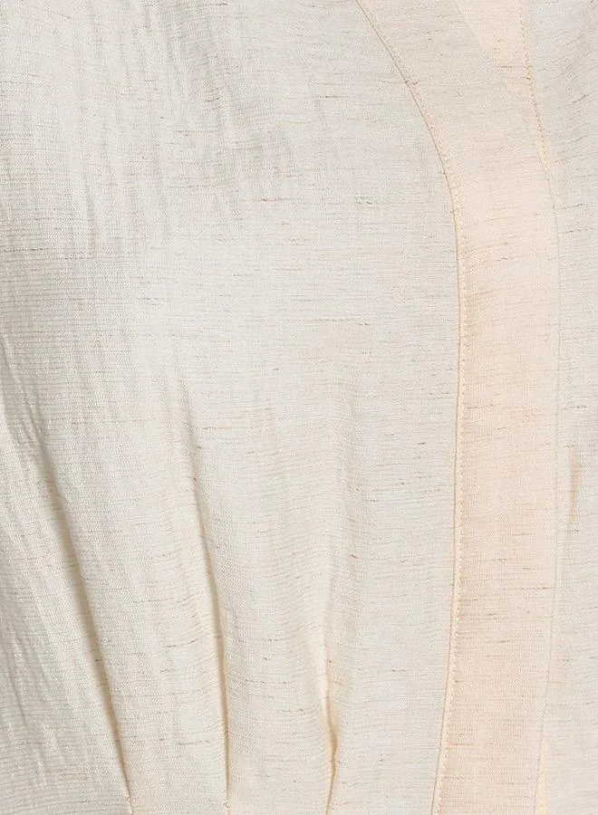 ايكونيك Iconic A line Midi Dress with Button Flaps