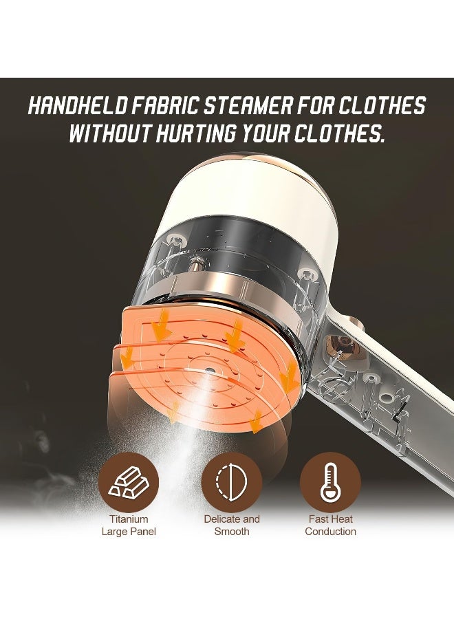 آلة كي صغيرة محمولة، مكواة بخار سفر صغيرة، جهاز بخار ملابس محمول مع تسخين سريع للكي بالبخار، مثالي للاستخدام في المنزل والسفر - Image 4