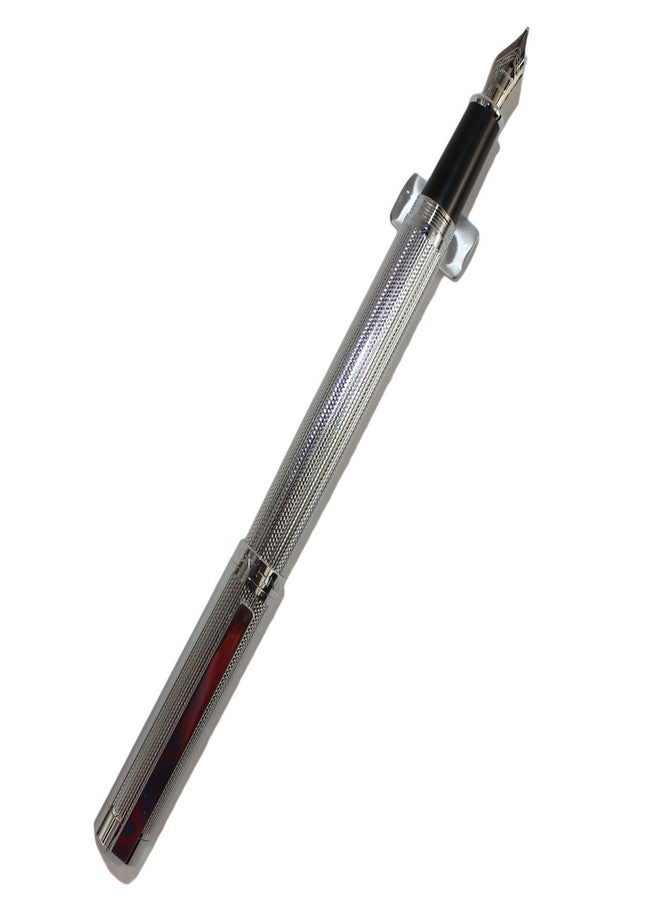 Gullor Noblest simple style Jinhao 155 fountain pen silver - Image 2