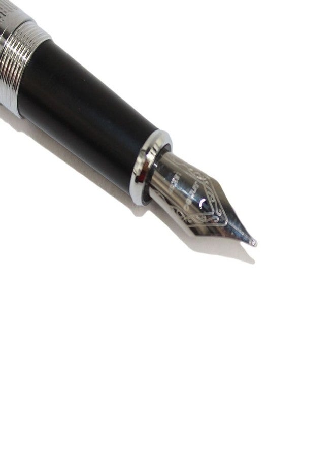 Gullor Noblest simple style Jinhao 155 fountain pen silver - Image 3