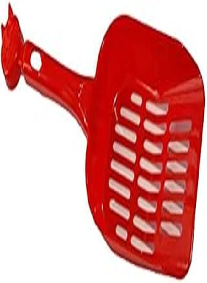 Pet shovel for litter box color red