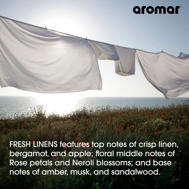 AROMAR Premium Fragrance Oil - Essential Oil for Diffusers & Home Aromatherapy - Fresh Linens 8oz - Image 3