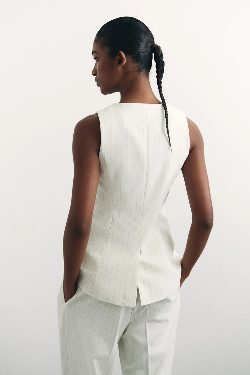 H&M Long suit waistcoat