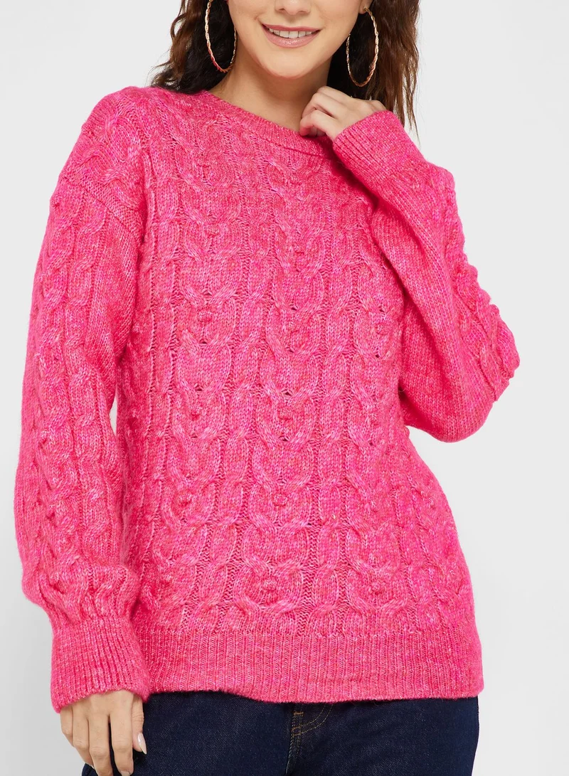Ginger Cable Knit Jumper