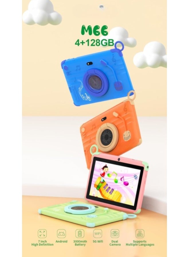 REBENUO M66 Kids Tablet, 7-inch HD Display, 4GB+128GB, Dual Camera, 5G WiFi, 3000mAh Battery - Image 2