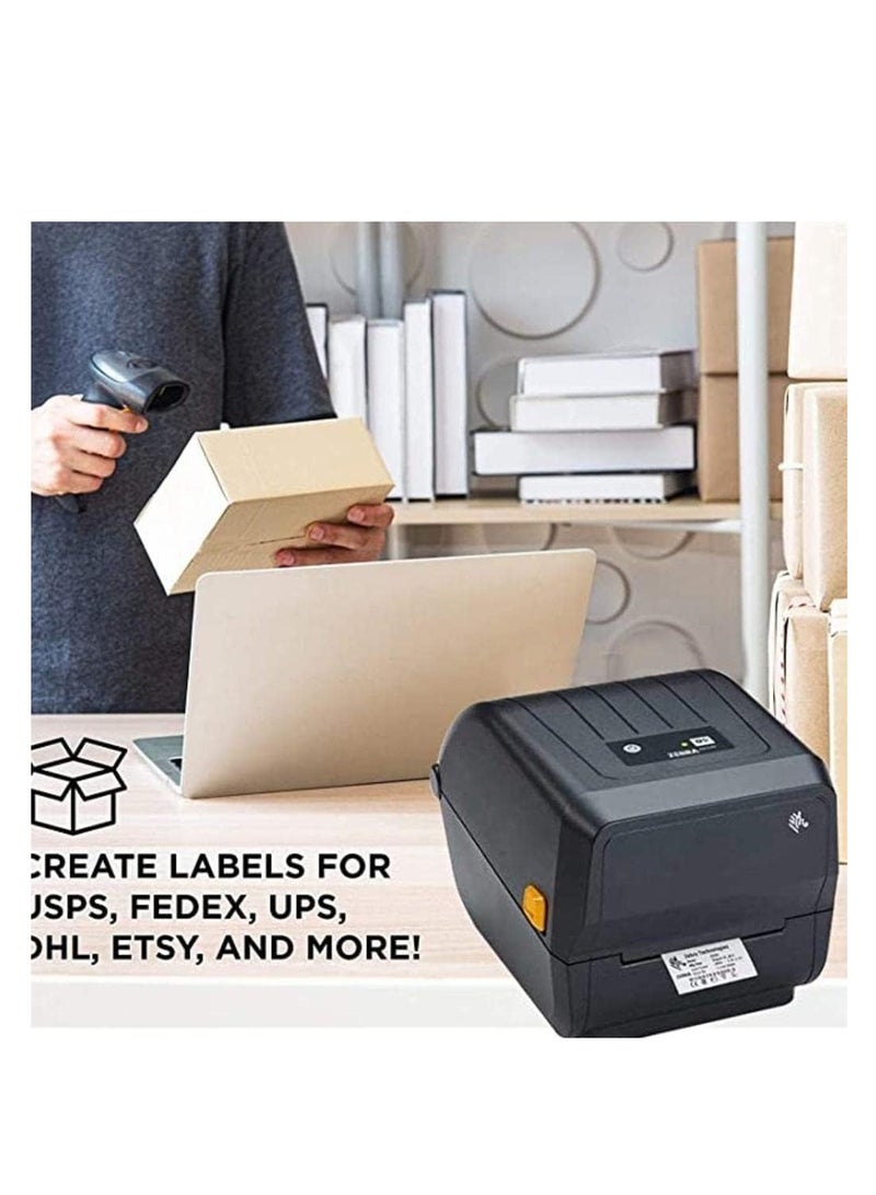 زيبرا [ZD220T] طابعة باركود | الحراري المباشر | النقل الحراري | القرار 203 ديسيبل متوحد الخواص | يو اس بي | عرض يصل إلى 4 بوصة | موثوقة | طباعة عالية الجودة تتناسب مع ميزانيتك - Image 5