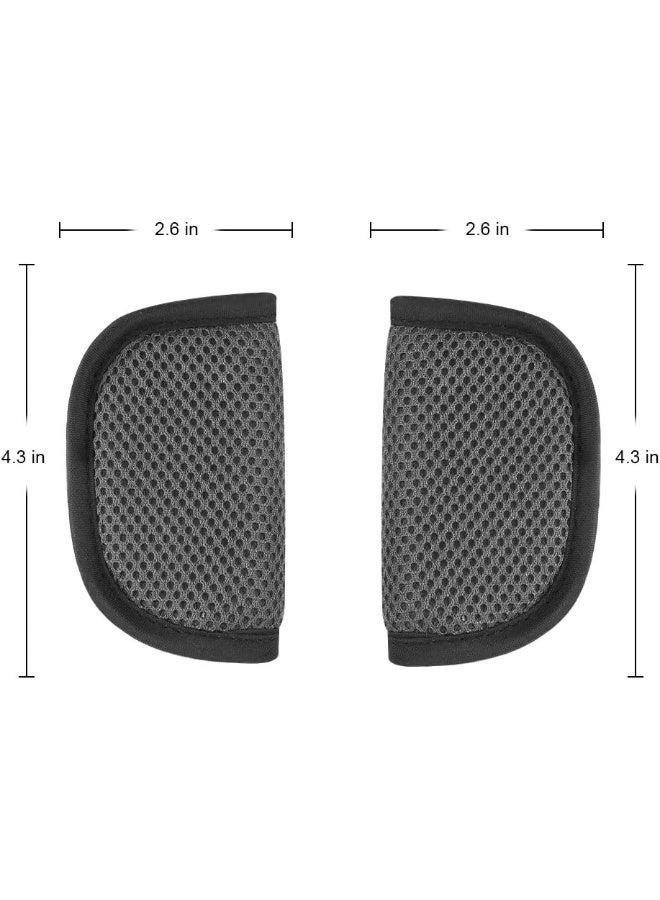 accmor وسادات كتف حزام مقعد السيارة من أكمور للأطفال، أغطية حزام مقعد السيارة الناعمة، أغطية حزام الأمان لمقاعد السيارة، عربة الأطفال، عربة الدفع - Image 4