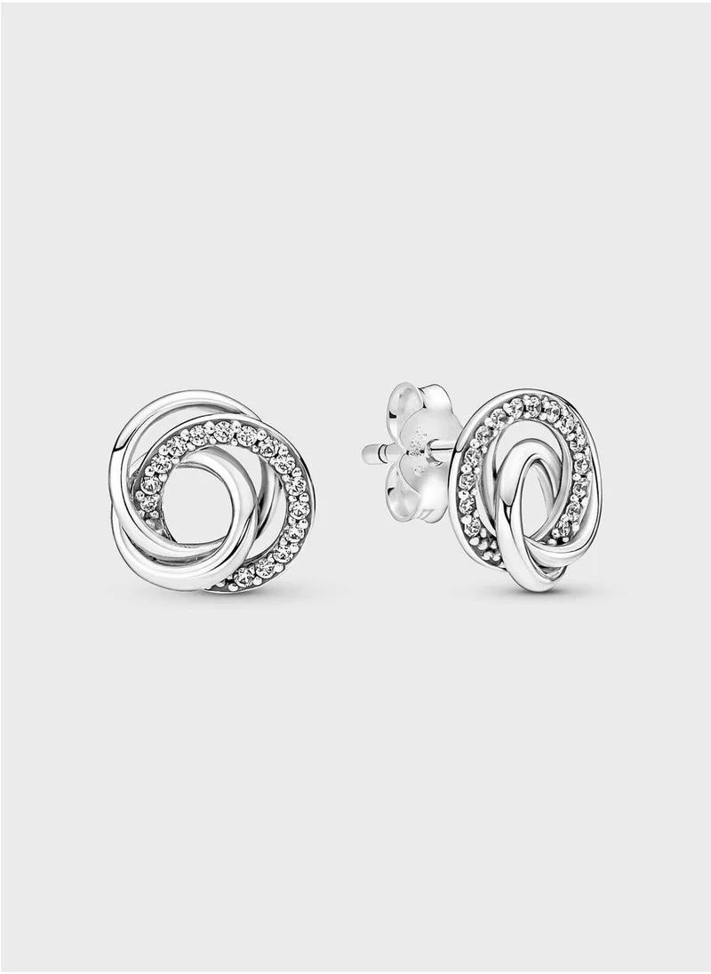 PANDORA Family Always Encircled Stud Earrings