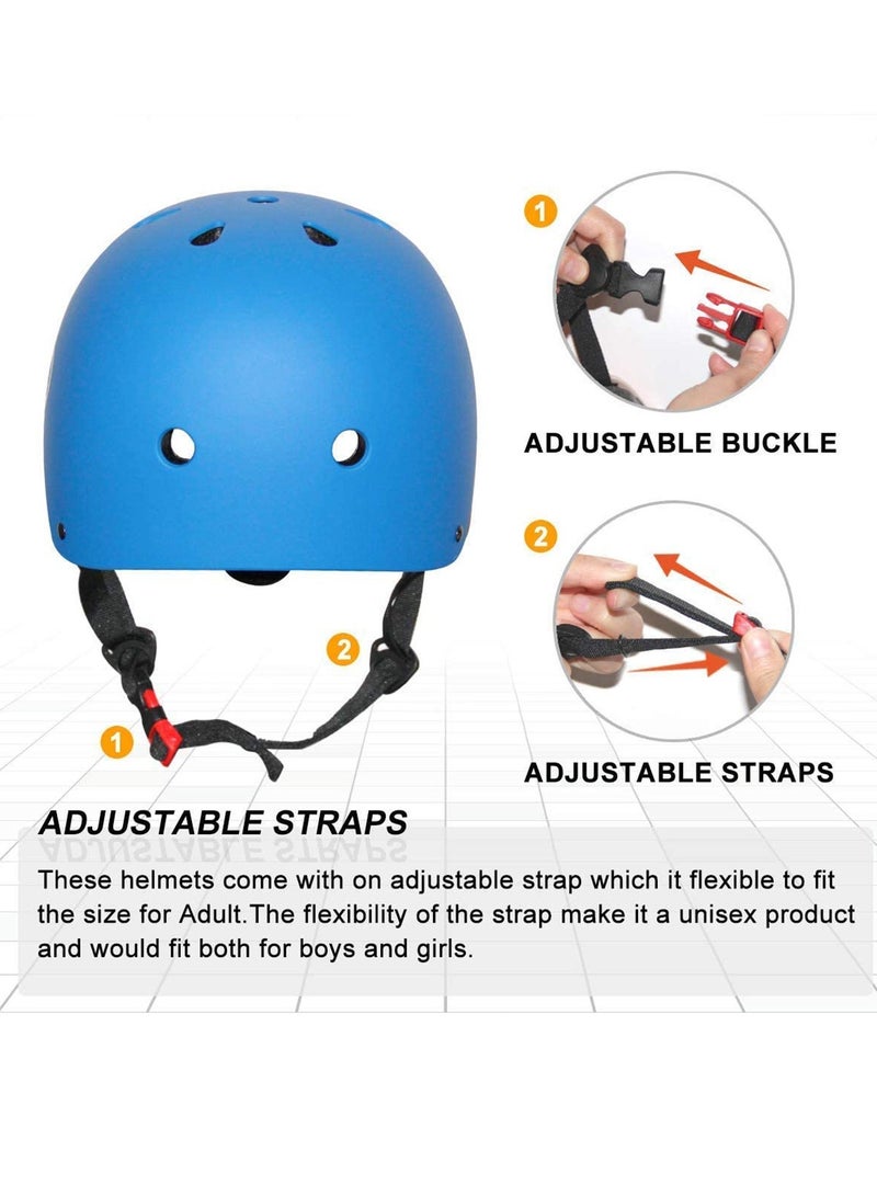 Kids Helmet Age 3 Toddlers Bike Helmet CE Certified Kids Skateboard Helmet for 3 13 Years Boys Girls Adjustable Helmet for BMX Cycling Bicycle Roller Scooter Skateboard Inline SkatingBLUE  - Image 5