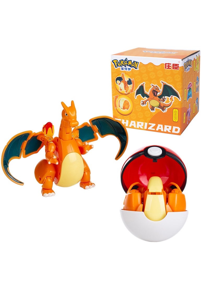 Authentic Pokémon Transforming Figures Gift Fire-breathing Dragon [Small Box]] 