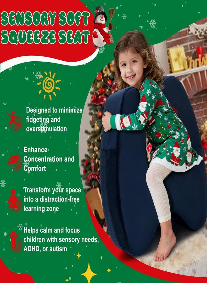 Redants Sensory Soft Squeeze Seat, Sensory Soft Squeeze Chair for Kids - Sensory Seeking Equipment for Kids Calming Compression Rocker with Removable, Washable Cover - Ideal for Children with Sensory Needs - Image 3
