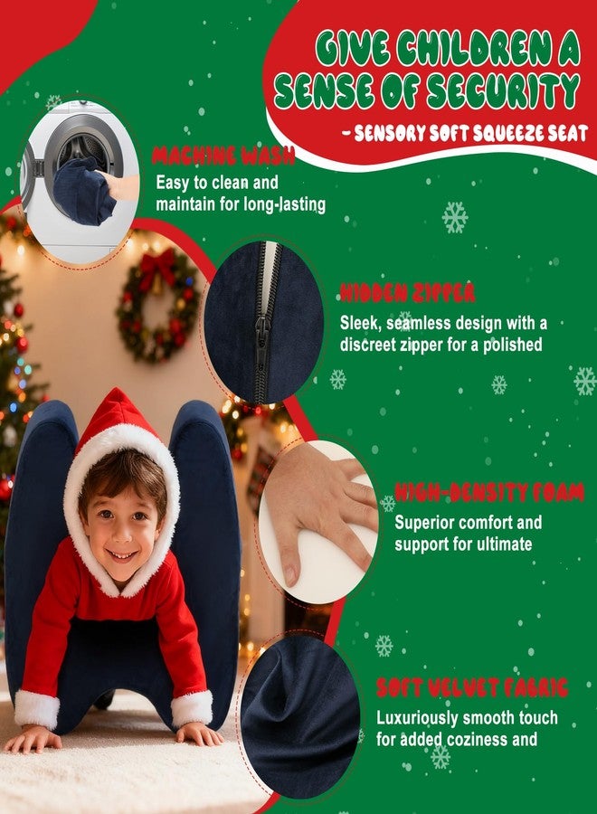 Redants Sensory Soft Squeeze Seat, Sensory Soft Squeeze Chair for Kids - Sensory Seeking Equipment for Kids Calming Compression Rocker with Removable, Washable Cover - Ideal for Children with Sensory Needs - Image 4