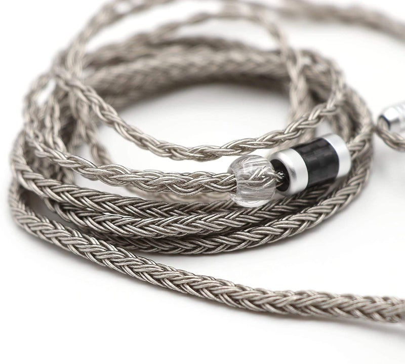 Linsoul Tripowin Zonie 16 Core Silver Plated IEM Cable, 2pin 0.78mm, 3.5mm - Image 1