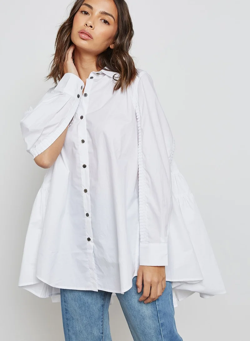 Caara Longline Volume Shirt
