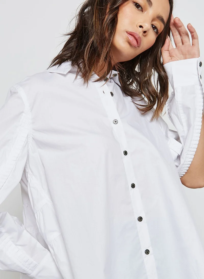 Caara Longline Volume Shirt