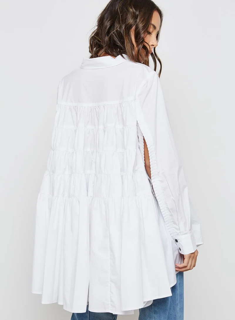 Caara Longline Volume Shirt