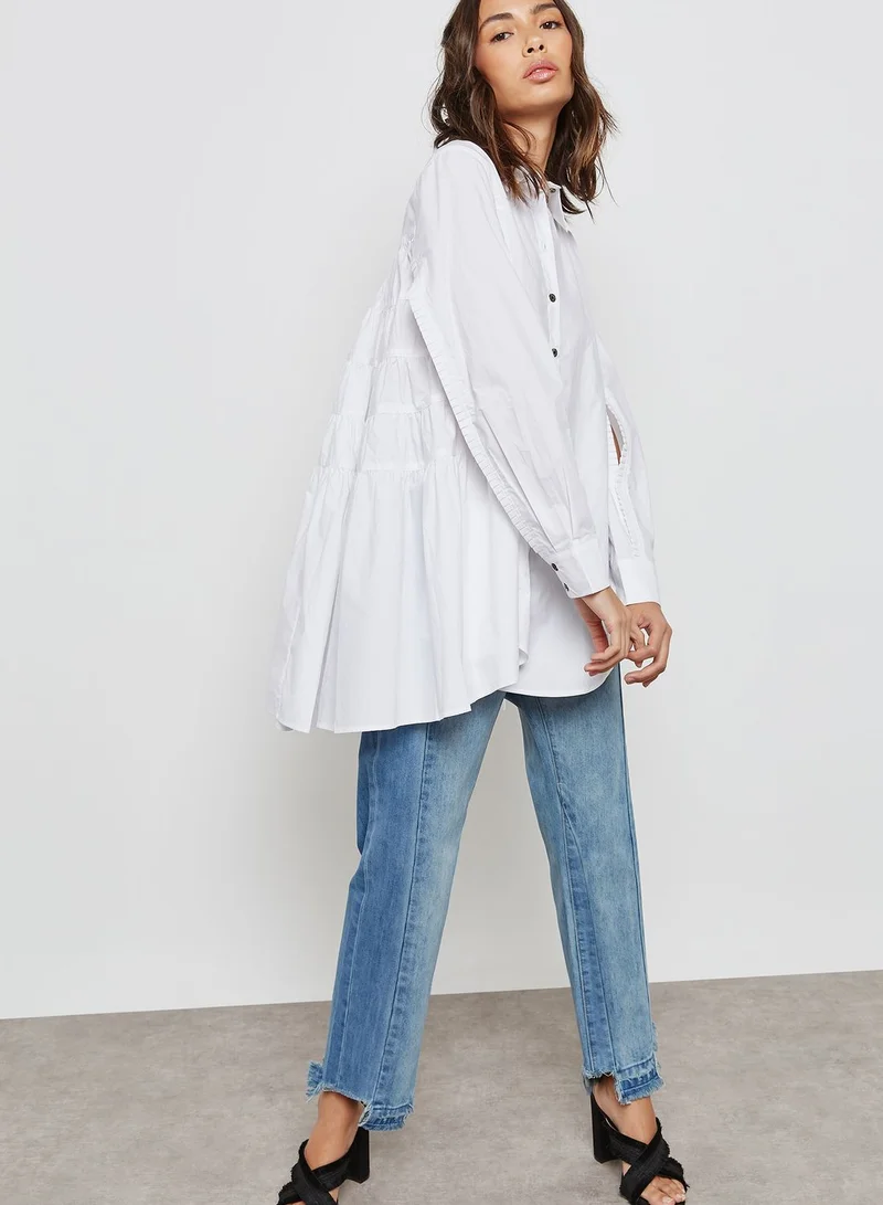 Caara Longline Volume Shirt