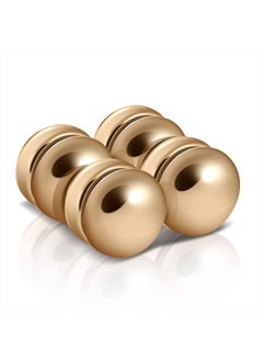 SAVITA 4PCS Hijab Magnet, Strong Hijab Magnets Pins Multi-Use Scarf Magnets for Women Girls Kids Scarf Magnets for Hijab (Gold)  - Image 1