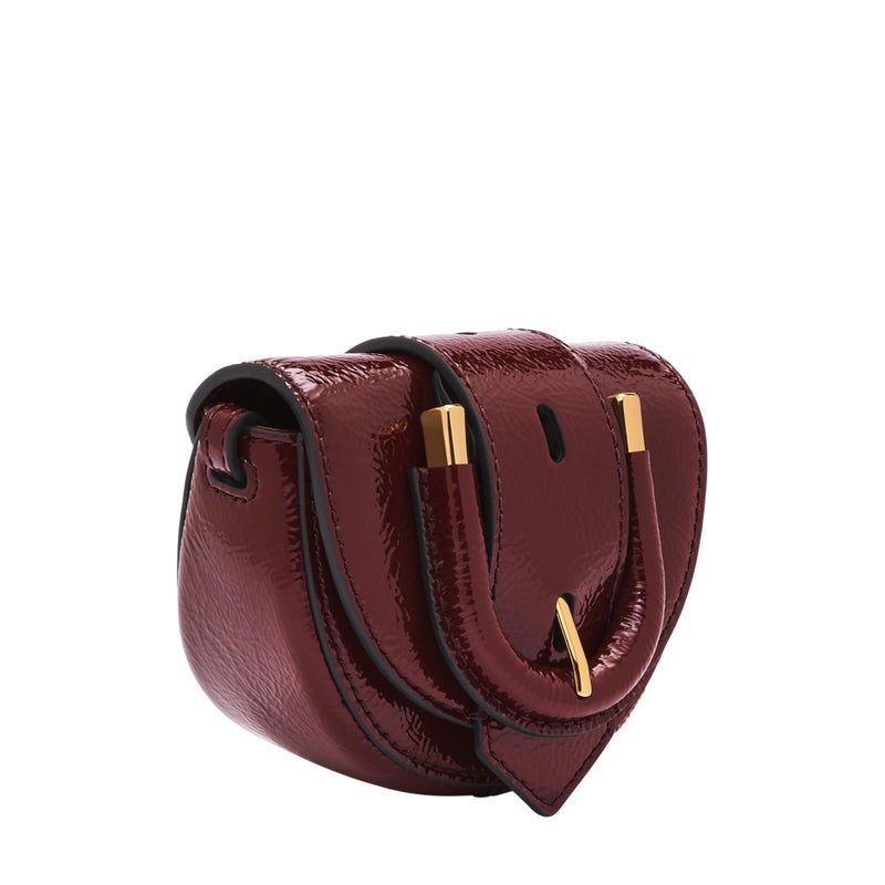 FOSSIL فوسيل هارويل ميكرو فلاب كروس بودي، باتين ماهاغوني - Image 4