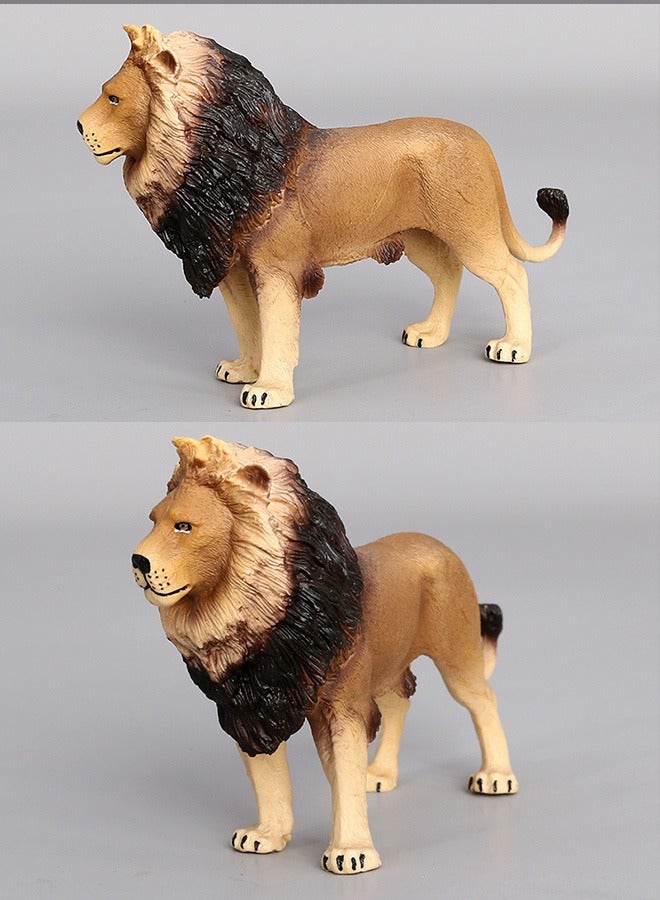 Children'S Animal Toy Lion Animal Statue, Realistic Animal Figurines, Wild New Lion, Animal Growth Cycle Biological Model, Children'S Puzzle Toy, Learning Gifts  - Image 3