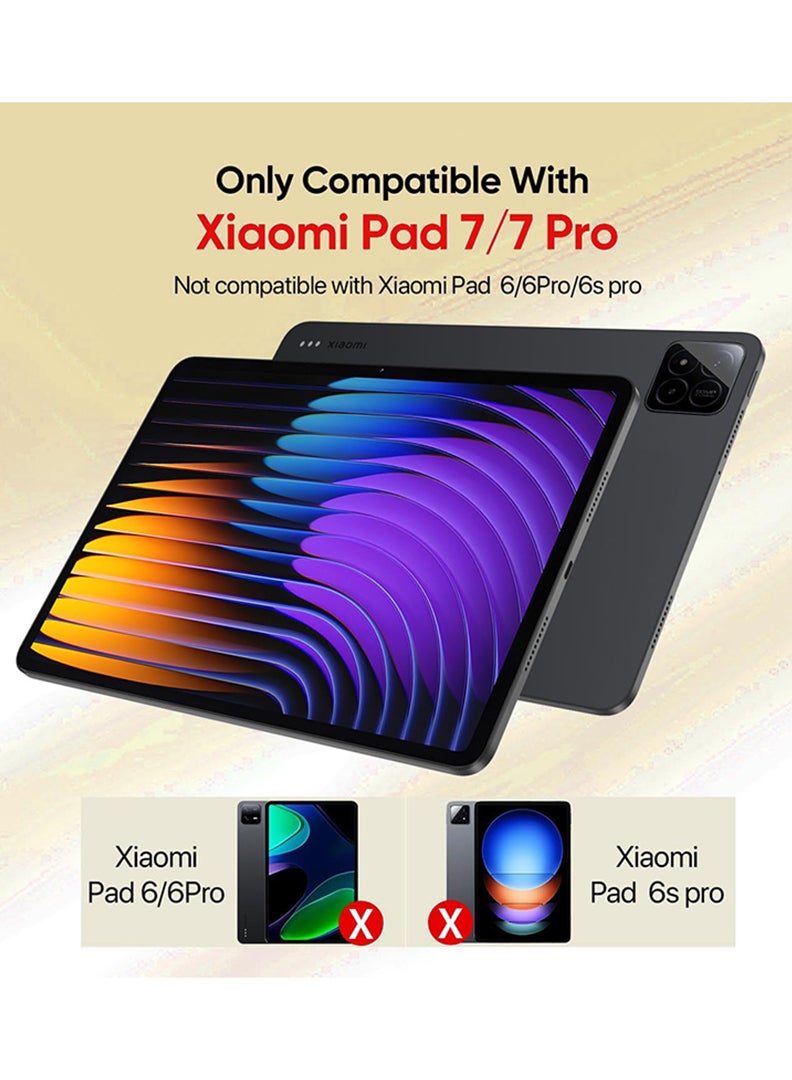 Theodor Protective Flip Case For Xiaomi Pad 7 & Xiaomi Pad 7 Pro With Trifold Stand Auto Wake Sleep Shockproof Cover - Abstract4  - Image 2