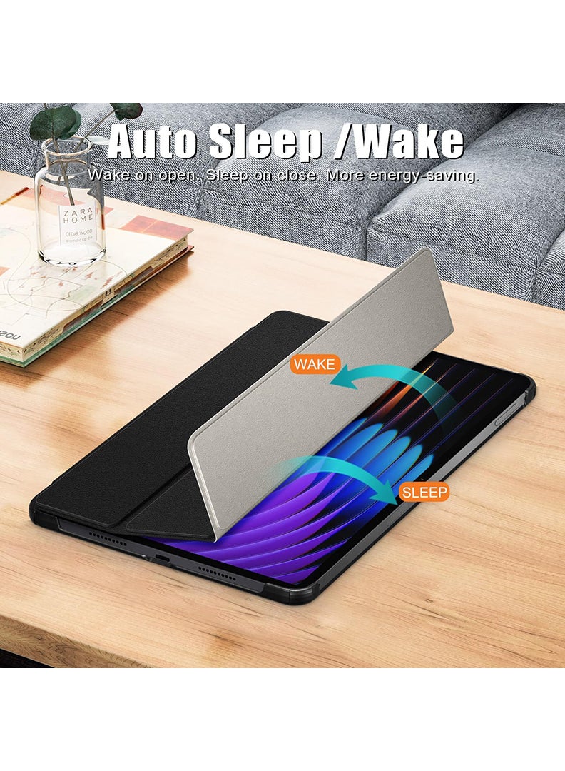 Theodor Protective Flip Case For Xiaomi Pad 7 & Xiaomi Pad 7 Pro With Trifold Stand Auto Wake Sleep Shockproof Cover - Abstract4  - Image 5