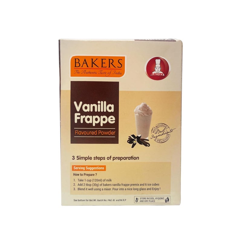 BAKERS Vanilla Frappe Powder | 100% Veg | Classic | No Sugar Needed | Instant Premix | Pack of 4 (100 gm x 4) - Image 2