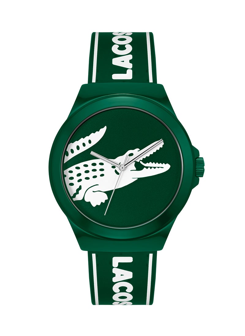 LACOSTE Men's Analog Round Shape Silicone Wrist Watch 2011309 - 42 Mm  - Image 2