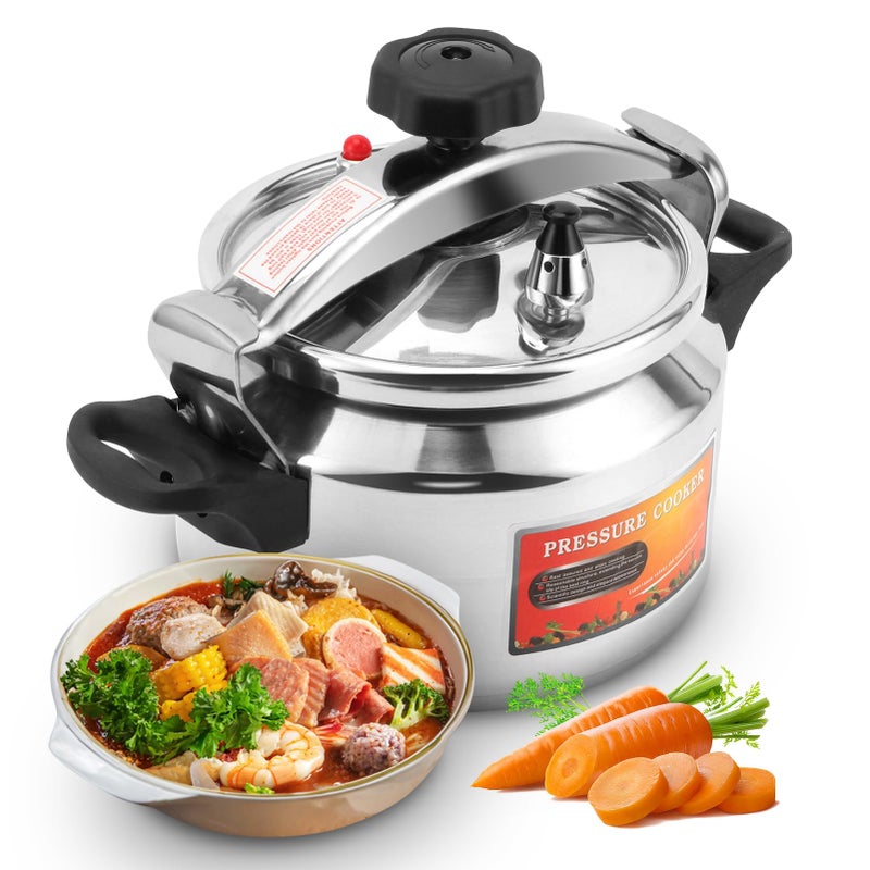 4L Pressure Cooker Aluminum Alloy Cooking Explosion Proof Pressure Cooker Universally Suitable for Gas Stoves Flat Top Stove