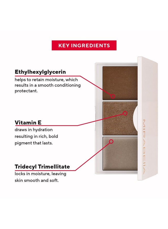 Mirabella Powder Contour Palette With Bronzer & Cream Highlighter Set Megastar Pro Face Triolightweight & Buildable Color Contouring Makeupparabenfree Glutenfree Talcfree & Crueltyfree - Image 4