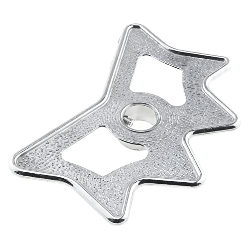 RLECS Billiard Bridge Head Silver Aluminium Alloy Slip-On Moosehead Bridge Head for Billiard Pool Cue Stick - Image 3