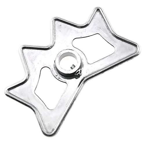 RLECS Billiard Bridge Head Silver Aluminium Alloy Slip-On Moosehead Bridge Head for Billiard Pool Cue Stick - Image 4