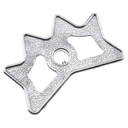 RLECS Billiard Bridge Head Silver Aluminium Alloy Slip-On Moosehead Bridge Head for Billiard Pool Cue Stick - Image 1