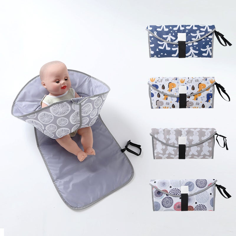 Baby Outgoing Portable Diaphragm Pad Children''s Waterproof Leak-proof Baby Washable Mattress Newborn Polyester Care - Image 3