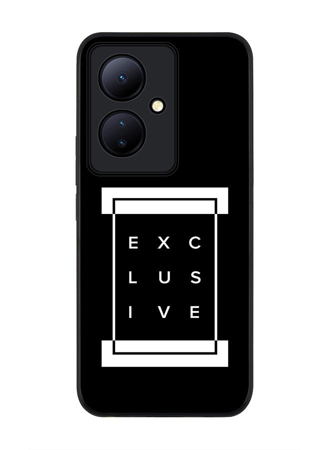 Stylizedd Rugged Black edge case for Vivo V29 Lite, Slim fit Soft Case Flexible Rubber Edges Anti Drop TPU Gel Thin Cover- Exclusive - Image 1