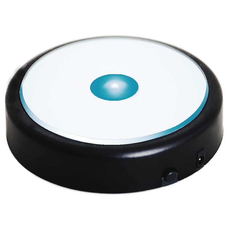EUSTUMA LED Light Base NonSlip Round Display Stand in A Variety of ColorsSuitable for Glass Crystal ArtworkHoliday Party DecorationNo Rotating