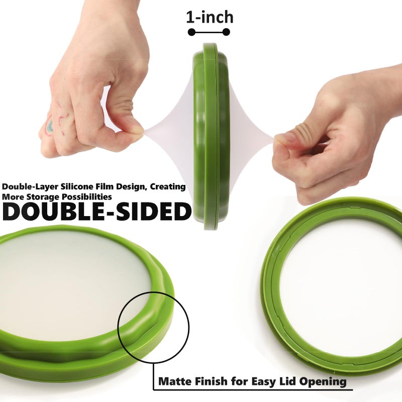 SOOPLEU Avocado Saver 4-Pack: Fresh-Lock Containers for Tomatoes, Onions & Lemons | Reusable Fridge Storage | Ideal for Garlic, Potatoes & Produce Preservation - Image 3