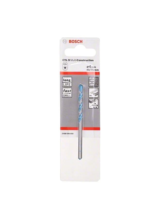 BOSCH CYL-9 Break-Resistant Multi Construction Drill Bit Silver and Blue 4 x 75mm  - Image 2