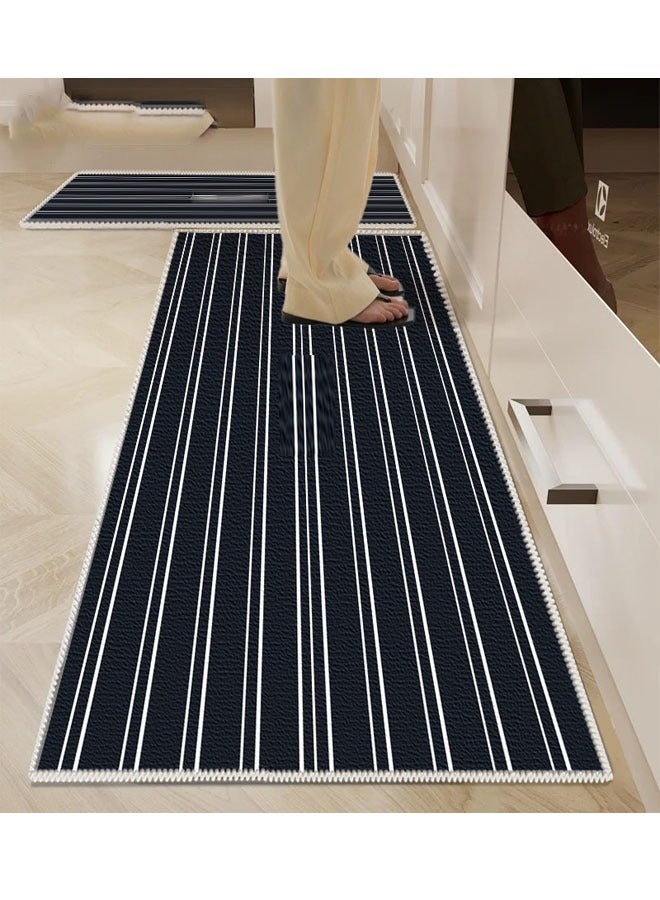 KLNAMAEAAN Kitchen Floor Mats Rugs Set, Cushion Floor Carpet, Waterproof, Oil Resistant and Anti-Fatigue PU Standing Mat for Kitchen, Floor, Office, Sink, Laundry 60 X 150 Cm - Image 1
