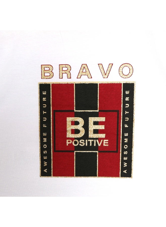 AIKO - تي شيرت أبيض للأطفال من Bravo مقاس 9-10 سنوات - Image 5