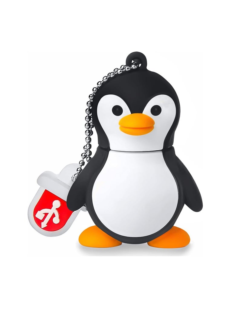 Penguin Model USB Drive, Compact And Sturdy USB Flash Drive, Shock And Dust Resistance Thumb Drive, Portable Fast Data Transmission Memory Stick For Laptop Computer, (1pc, 64GB) - Image 1