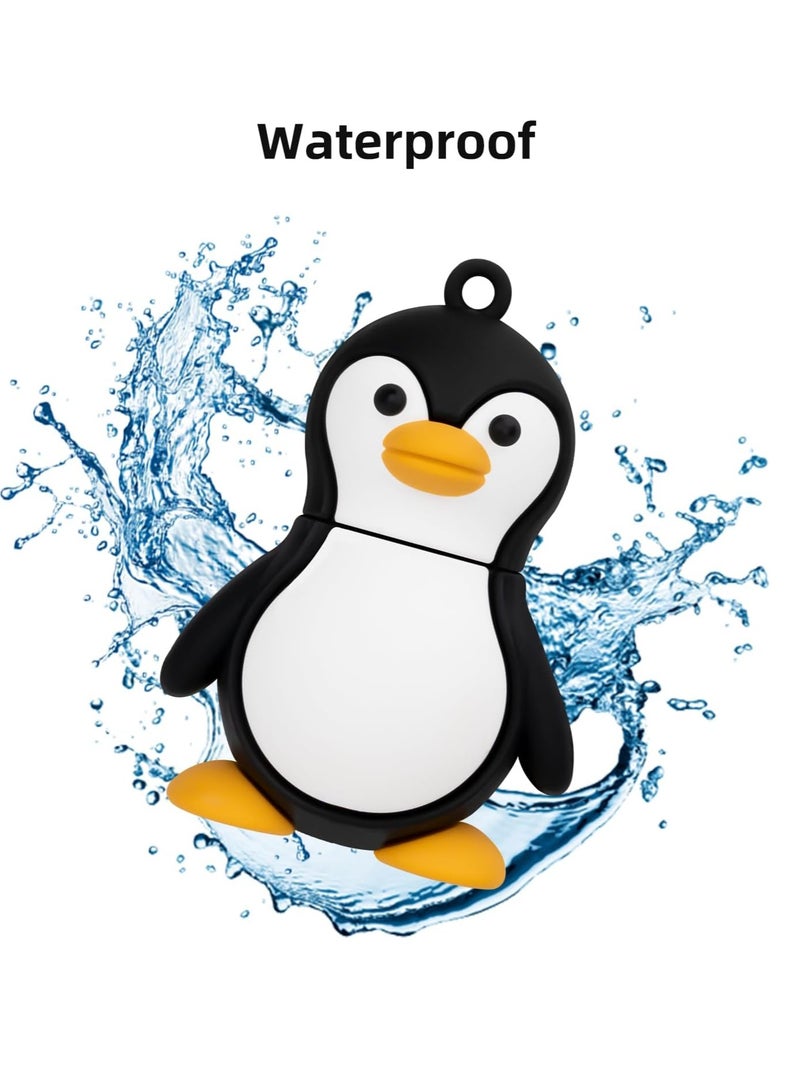 Penguin Model USB Drive, Compact And Sturdy USB Flash Drive, Shock And Dust Resistance Thumb Drive, Portable Fast Data Transmission Memory Stick For Laptop Computer, (1pc, 64GB) - Image 2